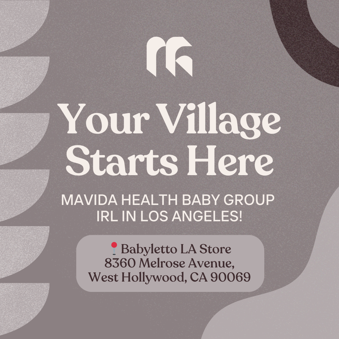 IRL Mavida Health Baby Group at Babyletto LA